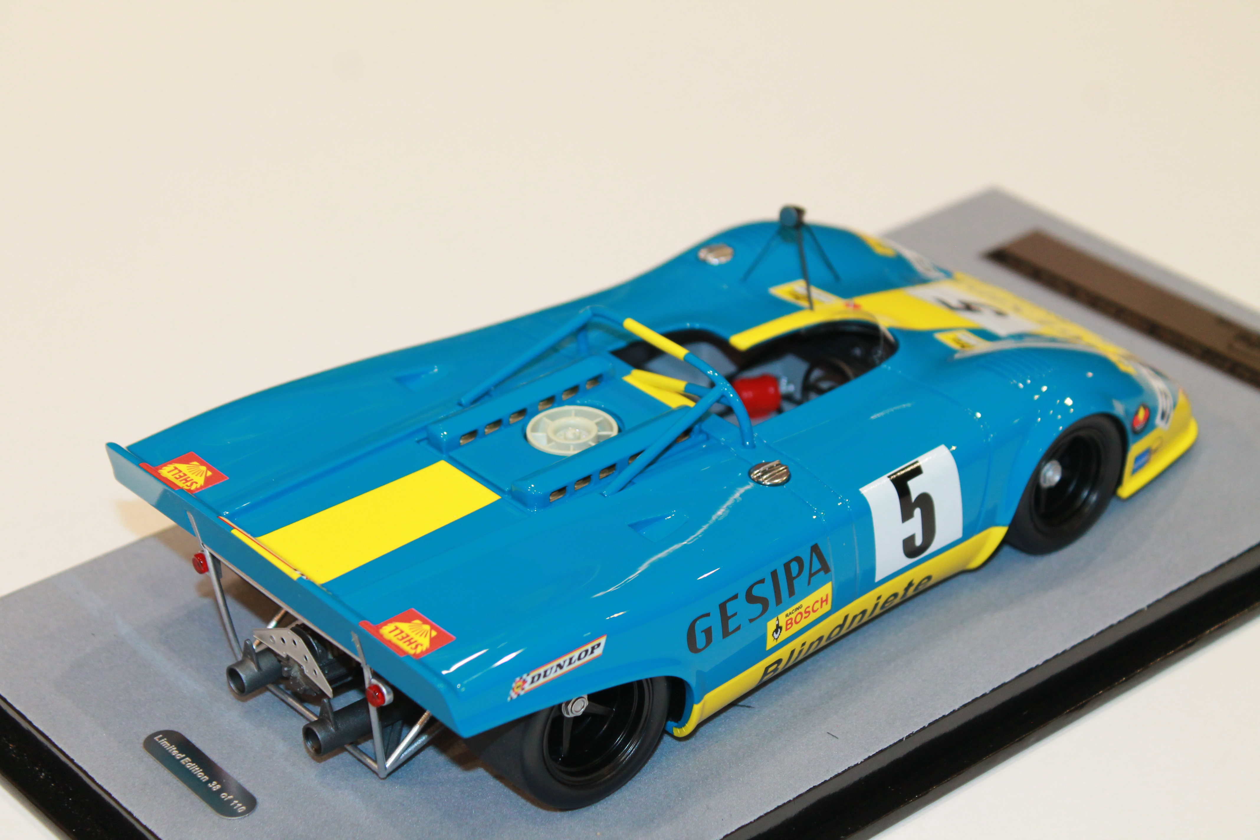 PORSCHE 917 SPYDER N°5 1000 KM DE PARIS 1971 TECNOMODEL 1/18°