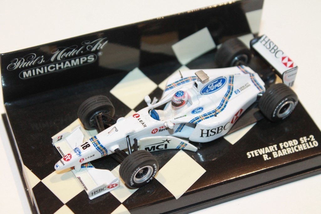 STEWART FORD SF-2 98 BARRICHELLO MINICHAMPS 1/43°