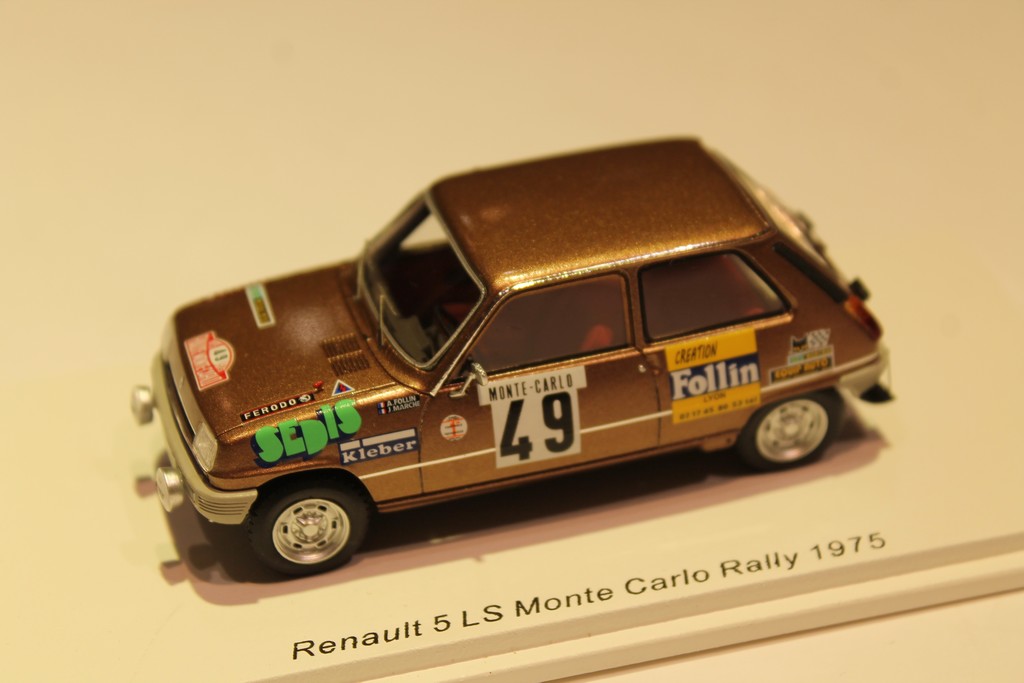 RENAULT 5 LS MONTE CARLO RALLY 1975 SPARK 1/43°