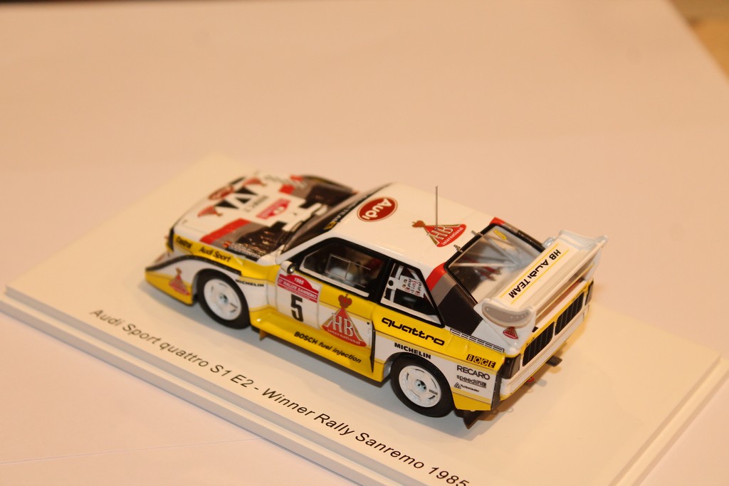 AUDI SPORT QUATTRO S1 E2 VAINQUEUR SANREMO 1985