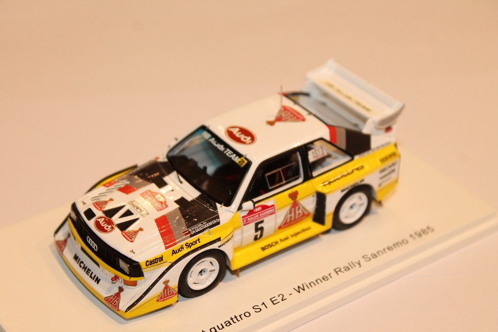 AUDI SPORT QUATTRO S1 E2 VAINQUEUR SANREMO 1985