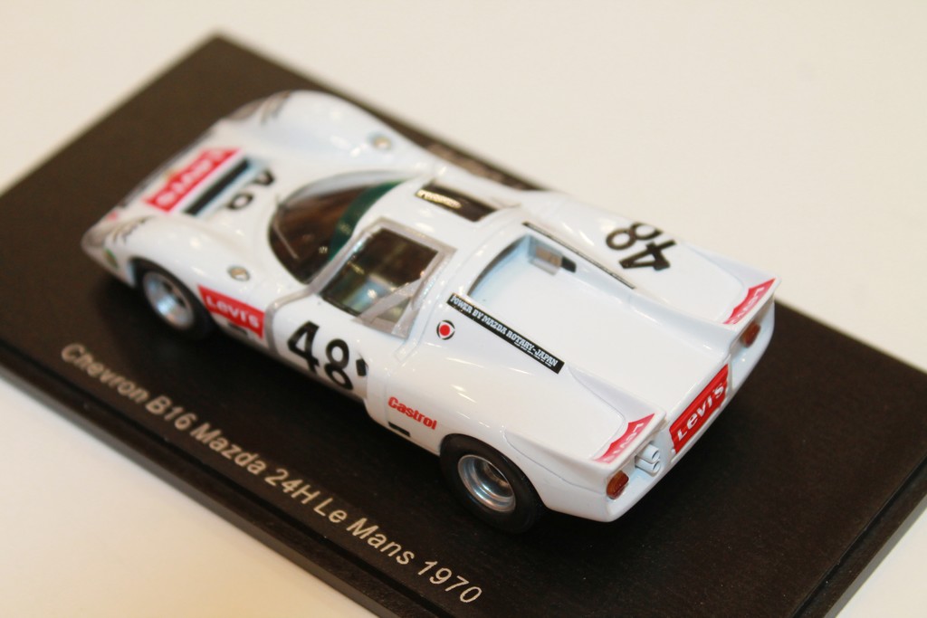 Chevron B16 Mazda Le Mans 1970-1/43 Spark miniatura coche 41 