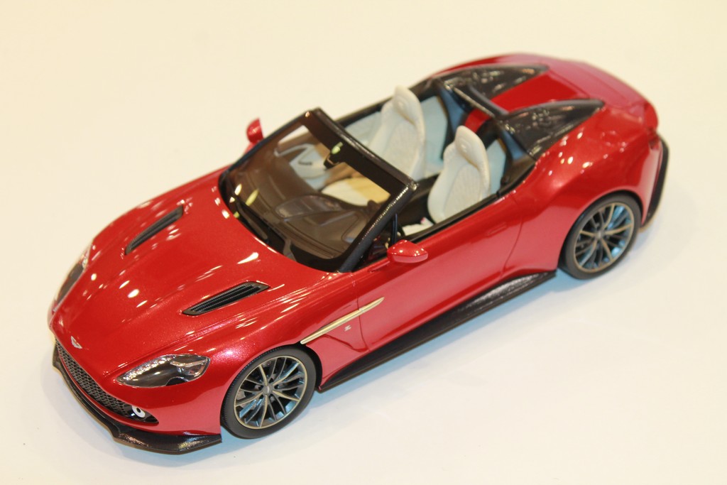 ASTON MARTIN VANQUISH ZAGATO SPEEDSTER ROUGE 2019 TOP SPEED 1/18°