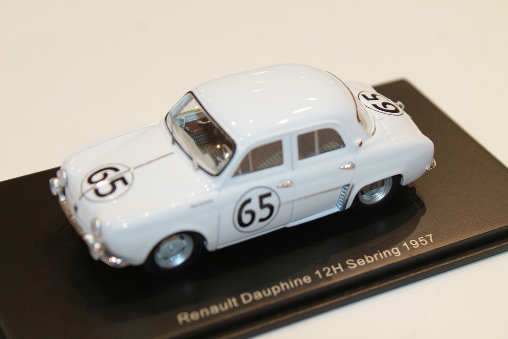 RENAULT DAUPHINE N°65 12H SEBRING SPARK 1/43°