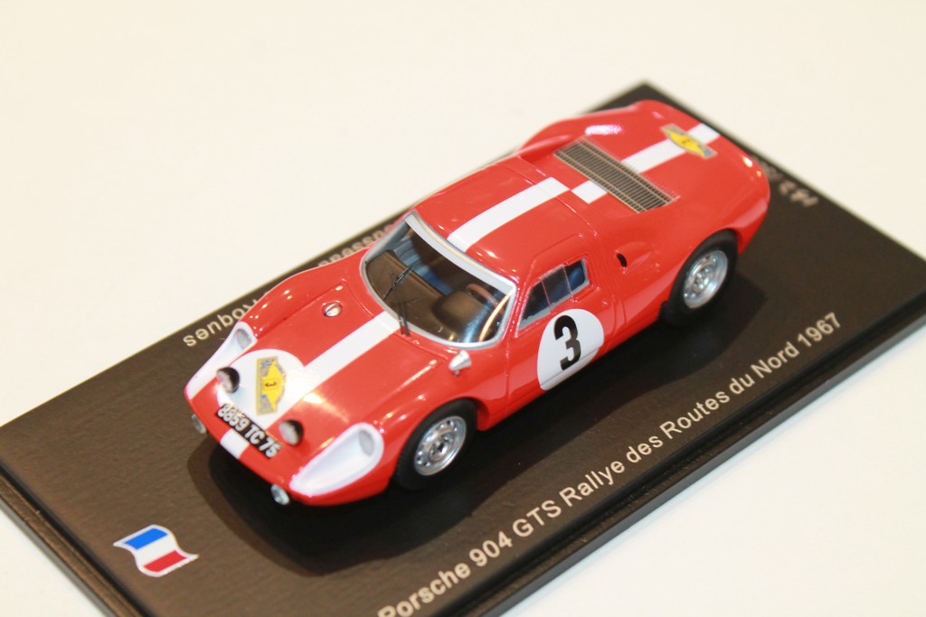 PORSCHE 904 GTS N°3 "ROUTES DU NORD" 1976 SPARK 1/43°