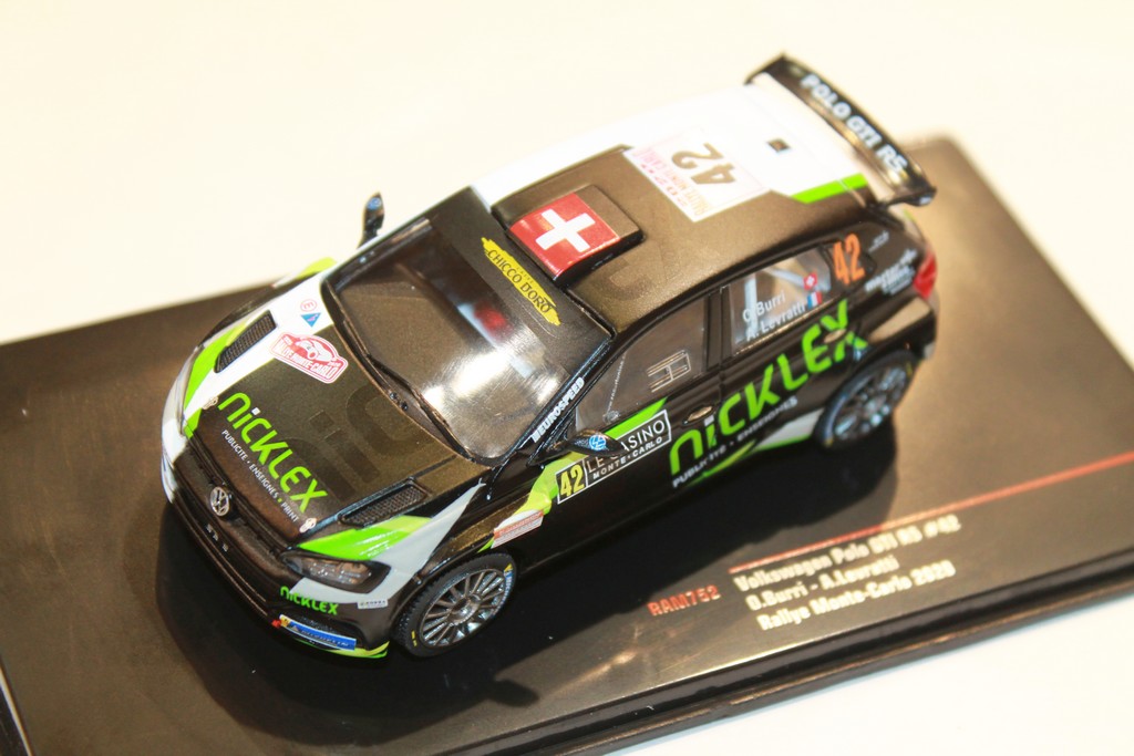 VOLKSWAGEN POLO GTI R5 N°42 MC 2020 IXO 1/43°