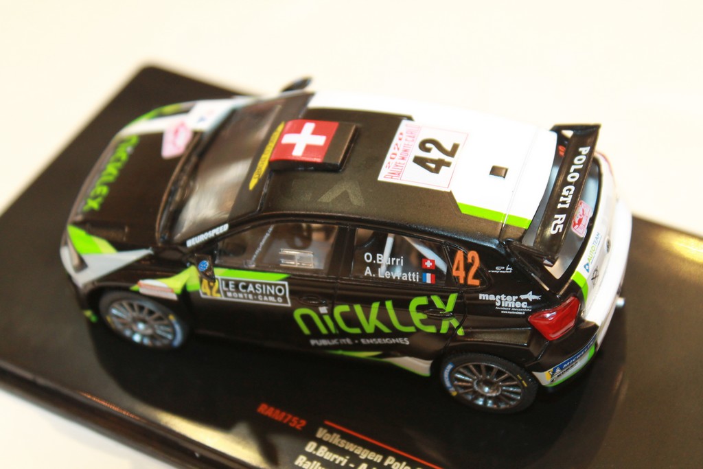 VOLKSWAGEN POLO GTI R5 N°42 MC 2020 IXO 1/43°