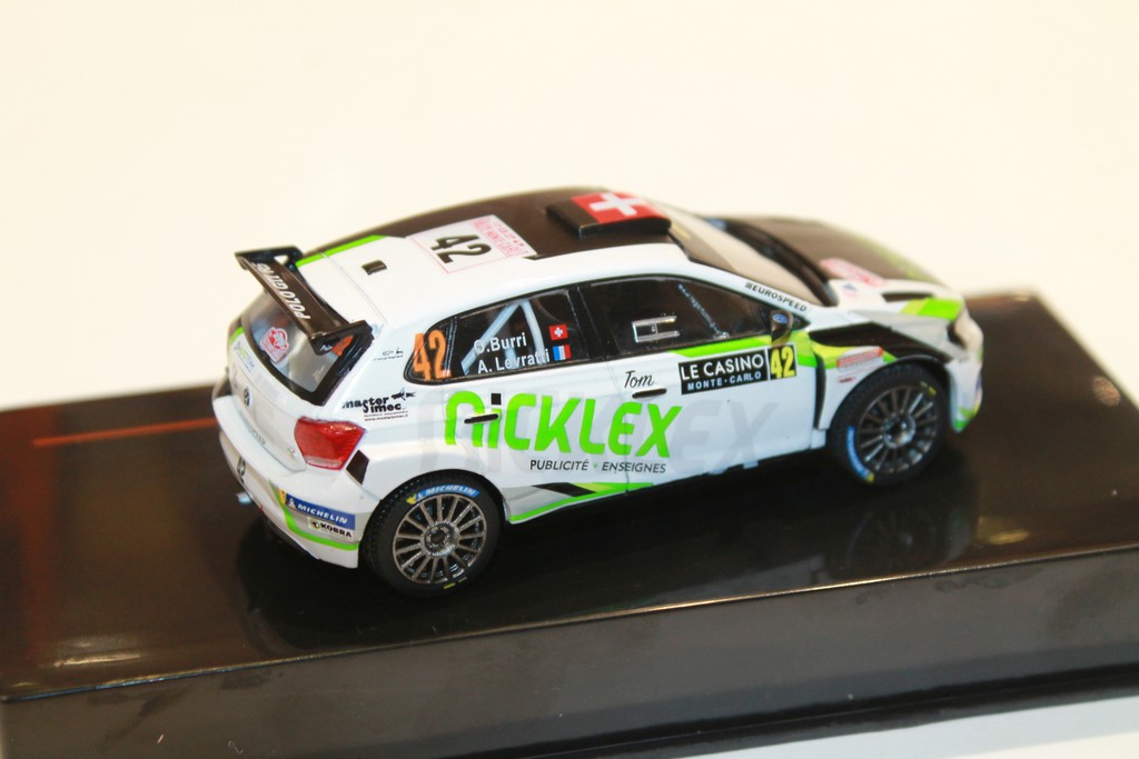 VOLKSWAGEN POLO GTI R5 N°42 MC 2020 IXO 1/43°