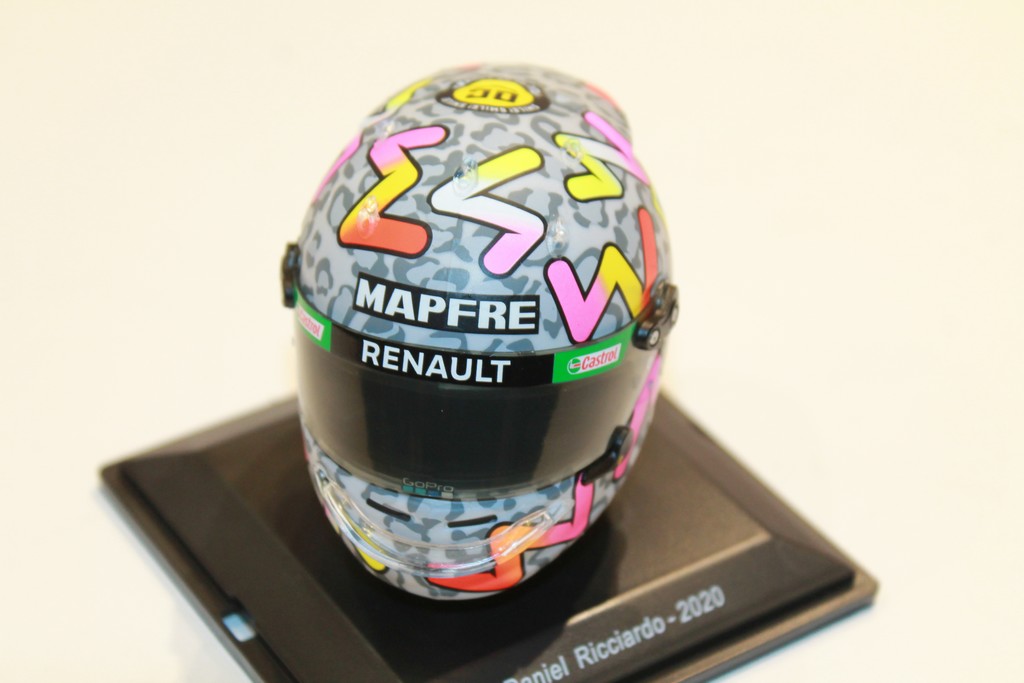 CASQUE DE DANIEL RICCIARDO 2020 SPARK 1/43°