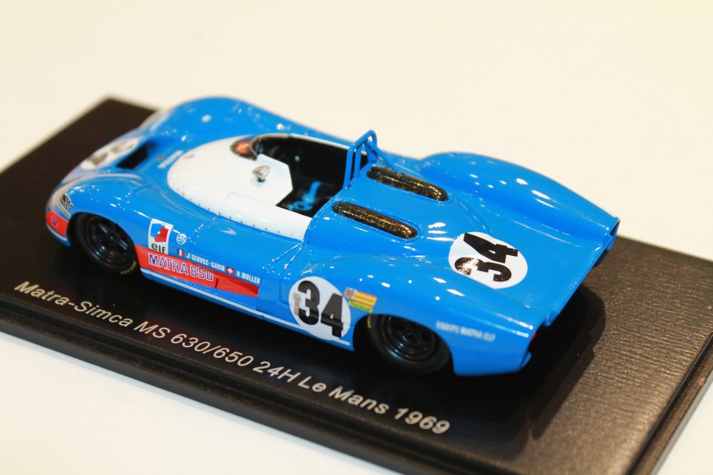 MATRA SIMCA MS 630/650 N°34 24H LM 1969 SPARK 1/43°