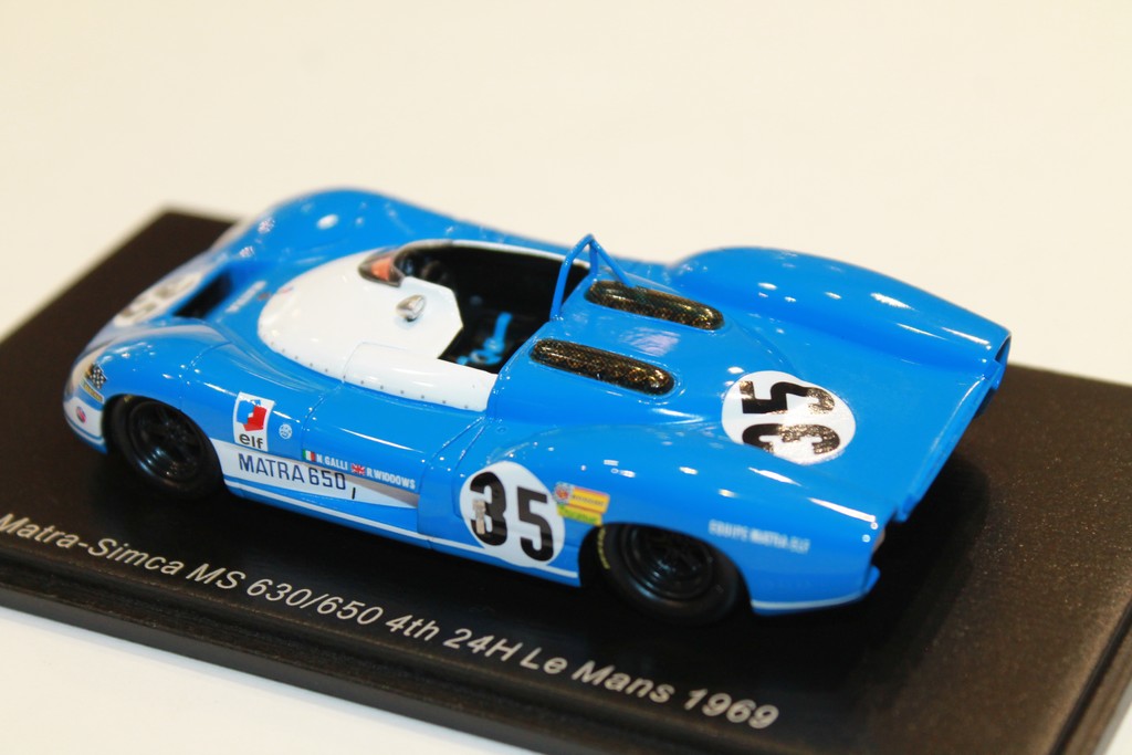 MATRA SIMCA MS 630/650 N°35 24H LM 1969 SPARK 1/43°