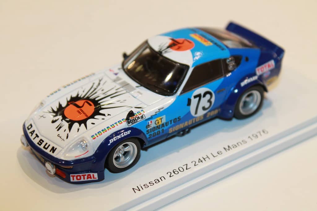 NISSAN 260Z N°73 24H LM 1976 SPARK 1/43°