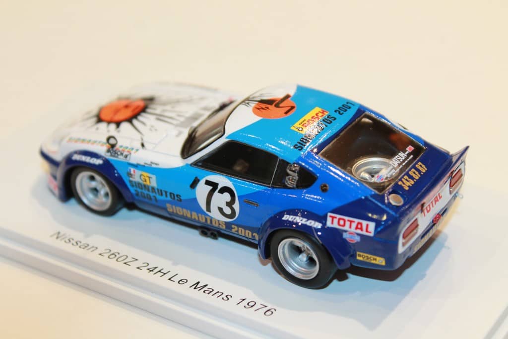 NISSAN 260Z N°73 24H LM 1976 SPARK 1/43°