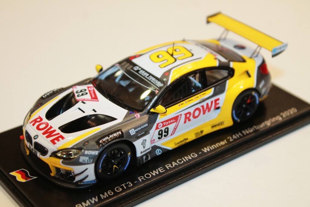 BMW M6 GT3 N°99 ROWE RACING WIN 24H NURBURGRING 2020 SPARK 1/43°