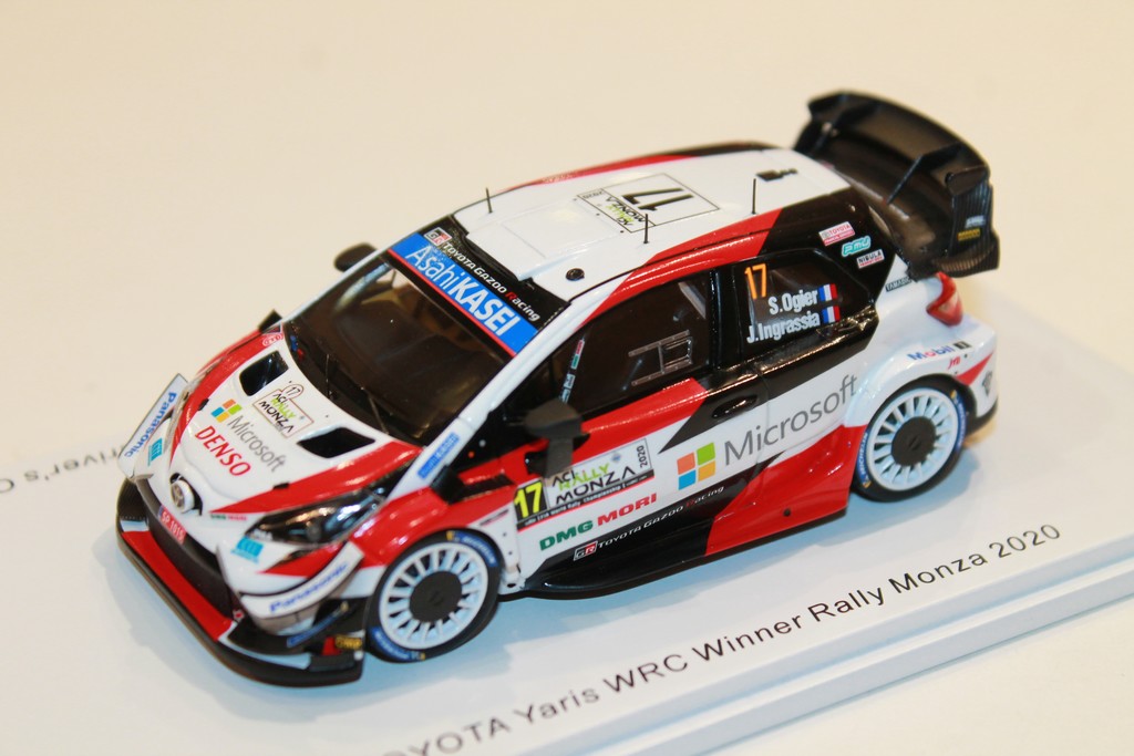 TOYOTA YARIS WRC N°17 VAINQUEUR RALLYE MONZA 2020 SPARK 1/43°