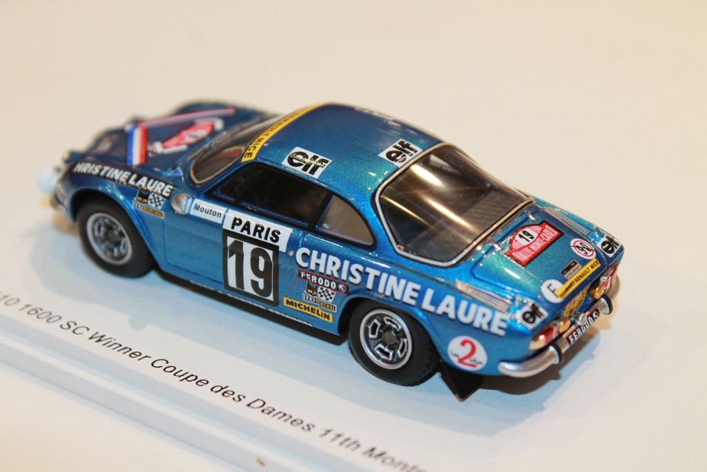 ALPINE A110 1600 SC N°19 MC 1976 SPARK 1/43°