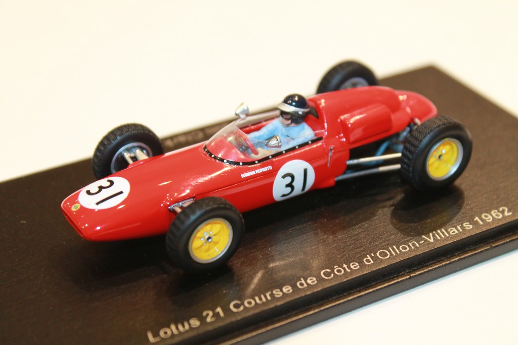 LOTUS 21 N°31 COURSE DE COTE D'OLLON-VILLARS 1962 SPARK 1/43°