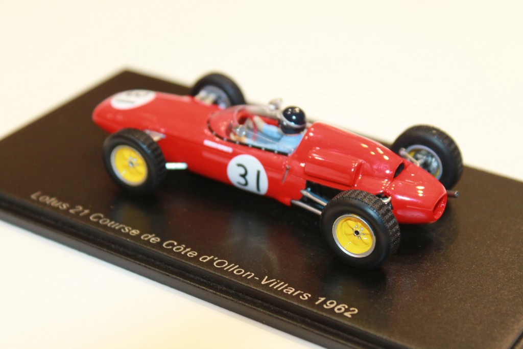 LOTUS 21 N°31 COURSE DE COTE D'OLLON-VILLARS 1962 SPARK 1/43°