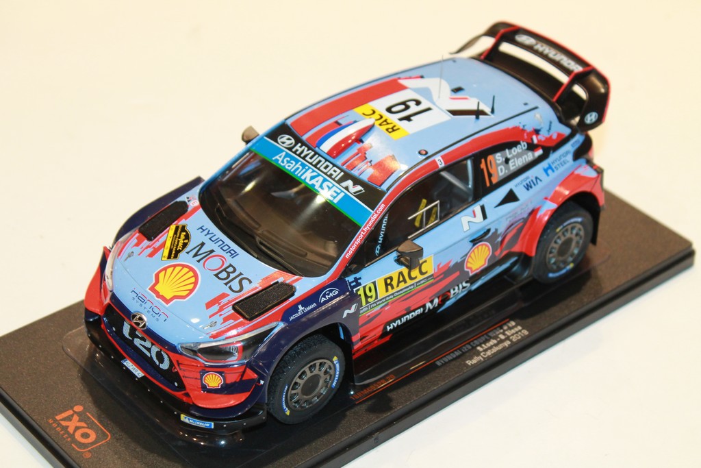 HYUNDAI I20 N°19 COUPE WRC CATALUNYA 2019 IXO 1/18°