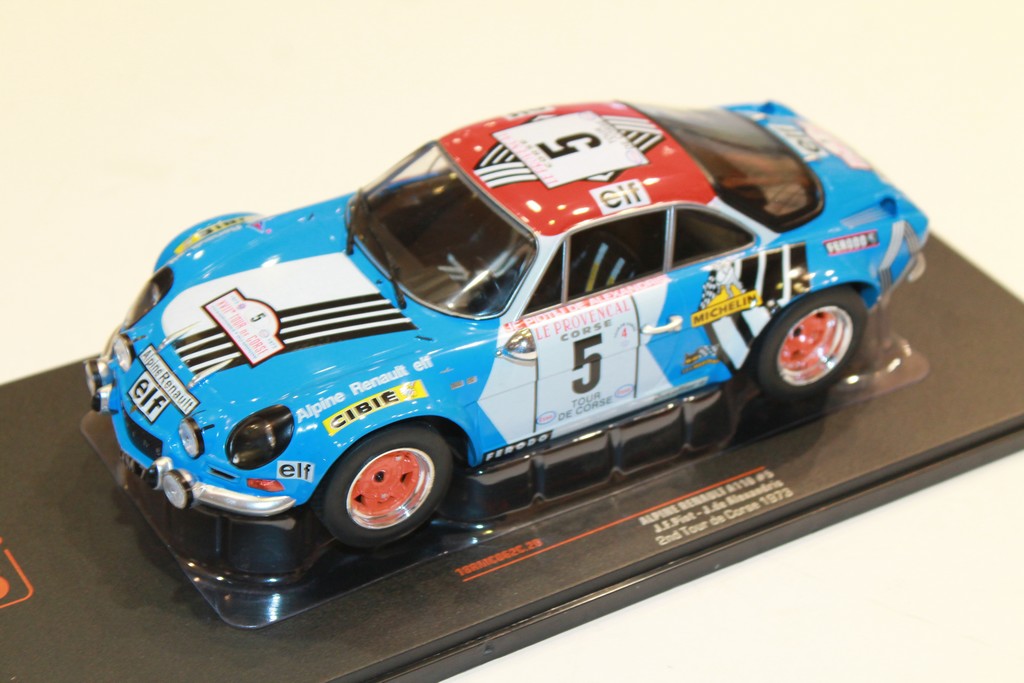 ALPINE RENAULT A110 N°5 TDC 1973 IXO 1/18°