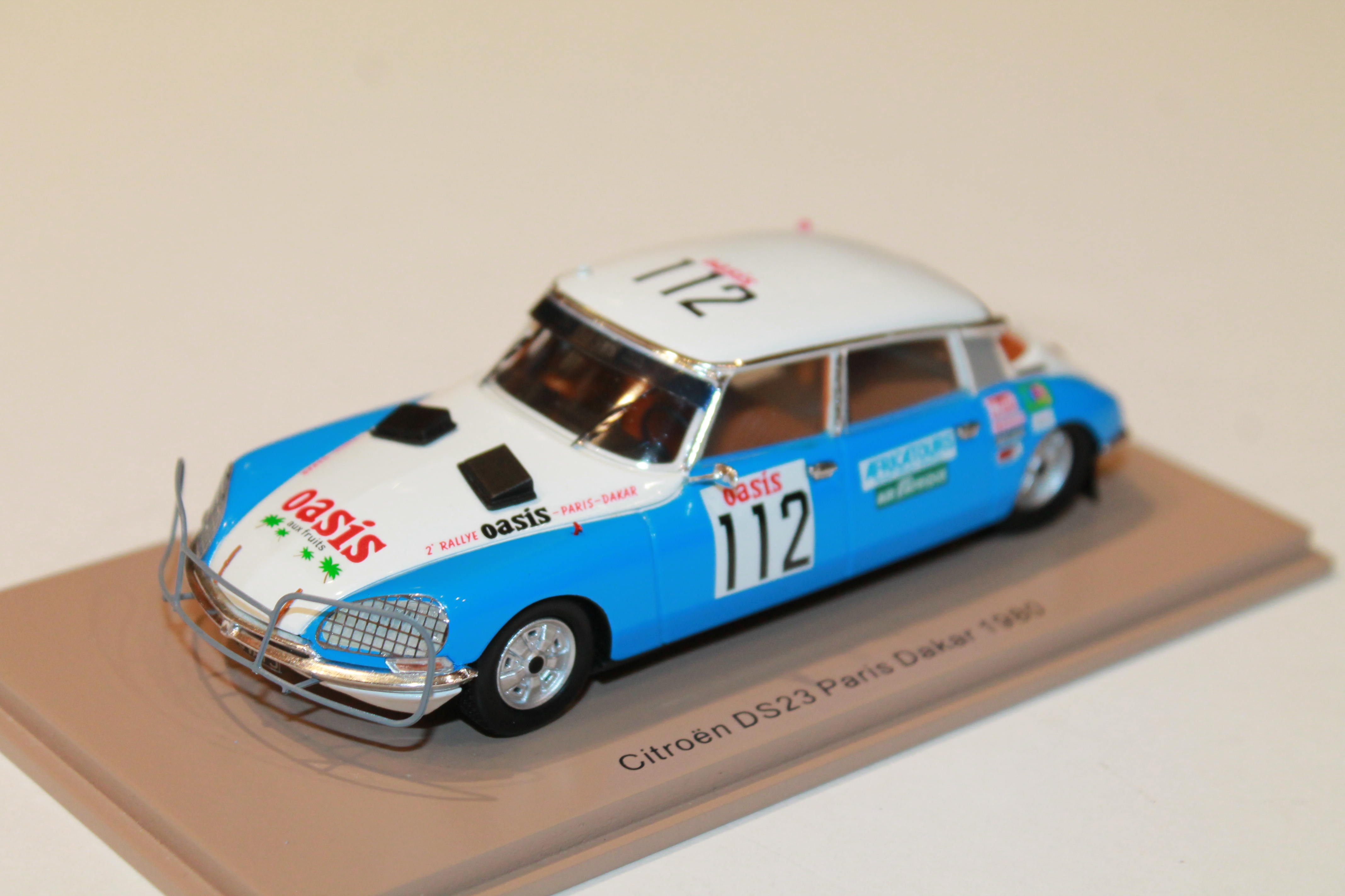 CITROEN DS23 N°112 PARIS DAKAR 1980 SPARK 1/43°