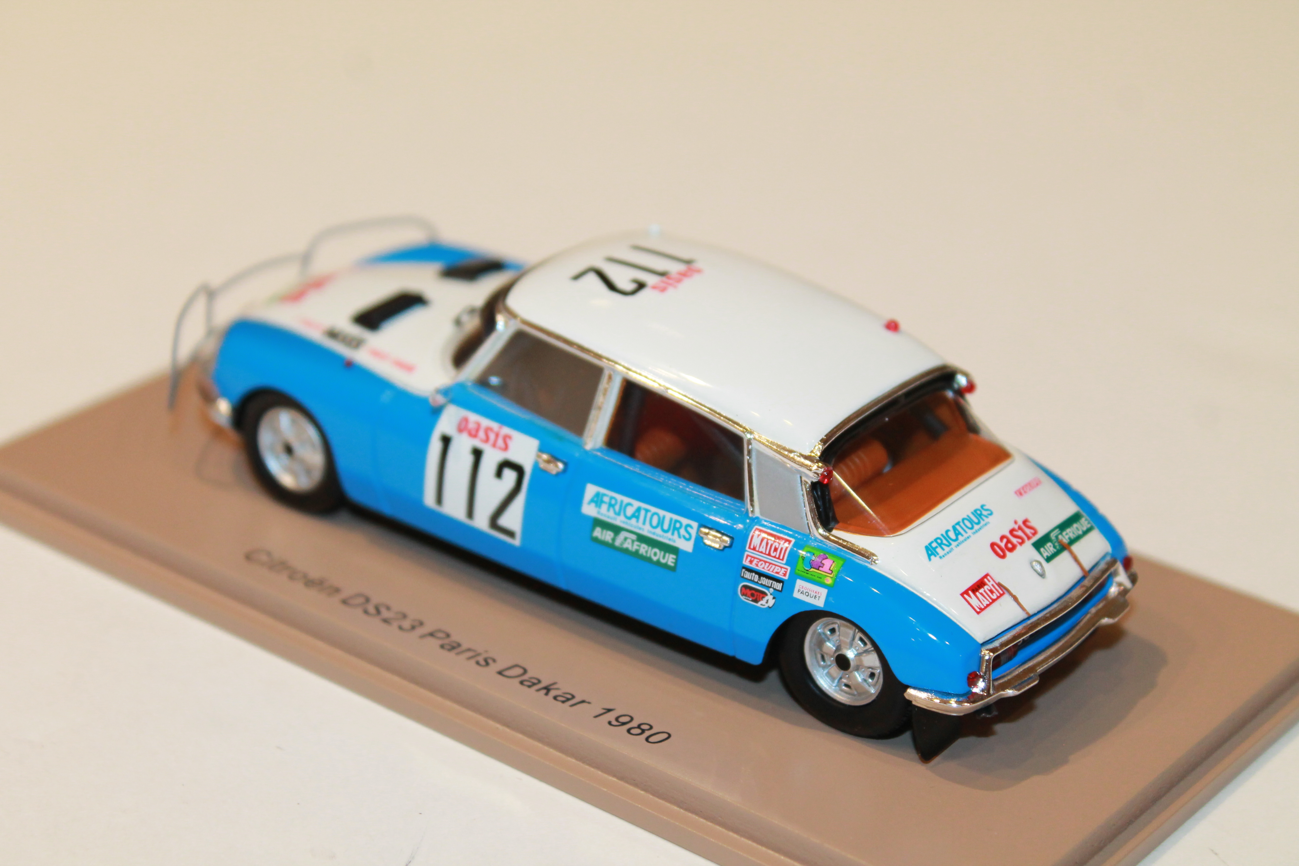 CITROEN DS23 N°112 PARIS DAKAR 1980 SPARK 1/43°