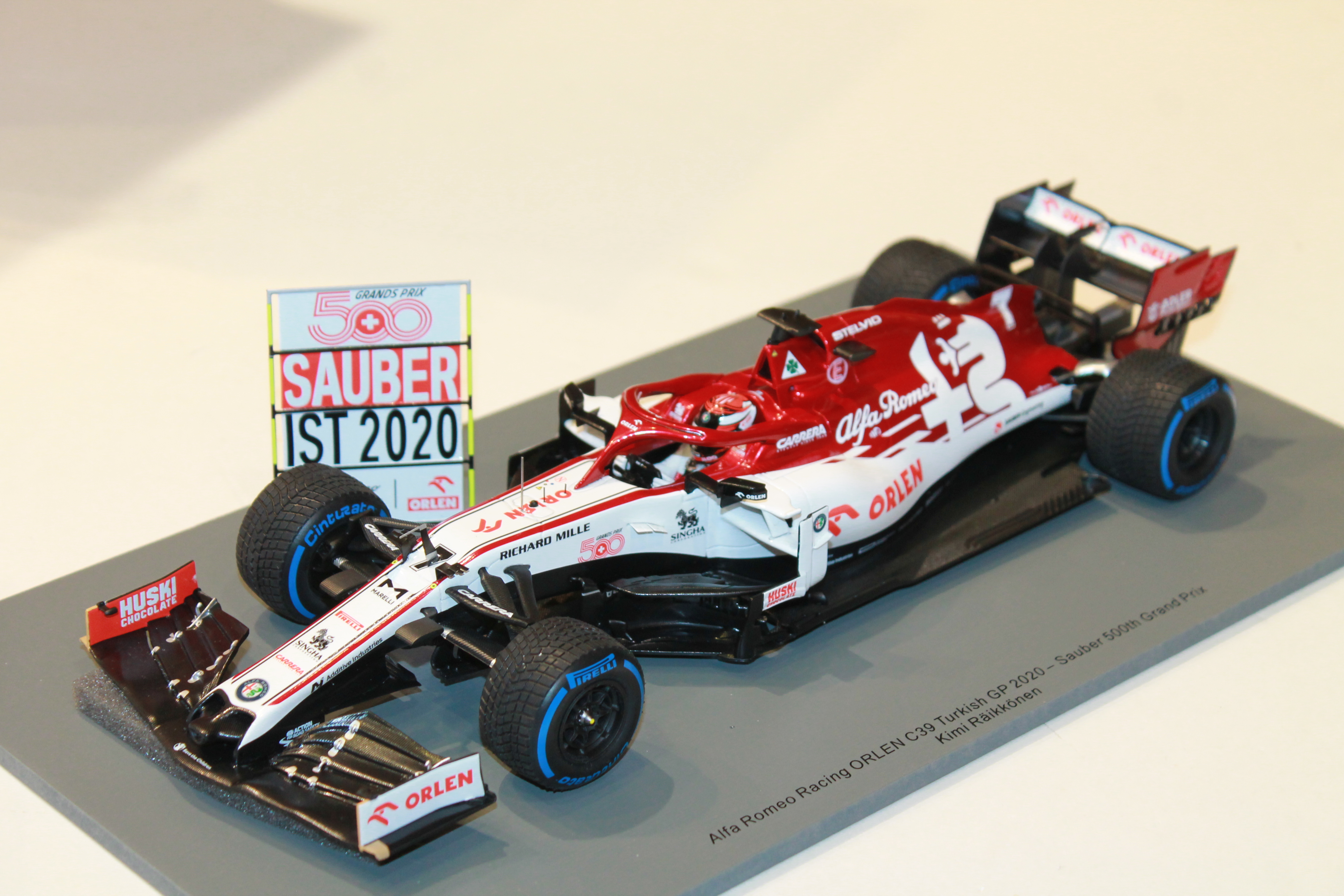 MONOPLACE DE KIMI RAIKKONEN  GRAND PRIX DE TURQUIE 2020
