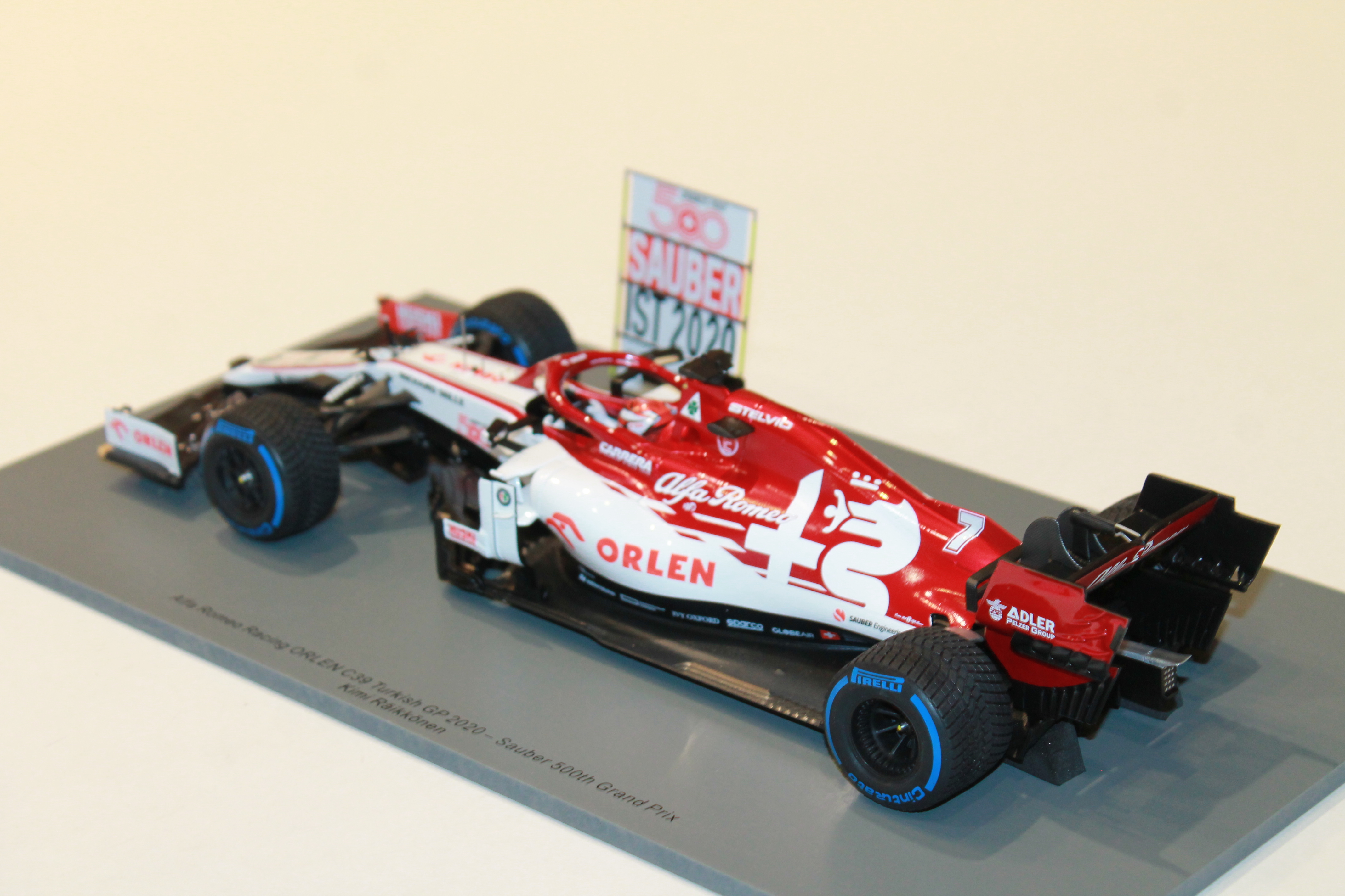 MONOPLACE DE KIMI RAIKKONEN  GRAND PRIX DE TURQUIE 2020