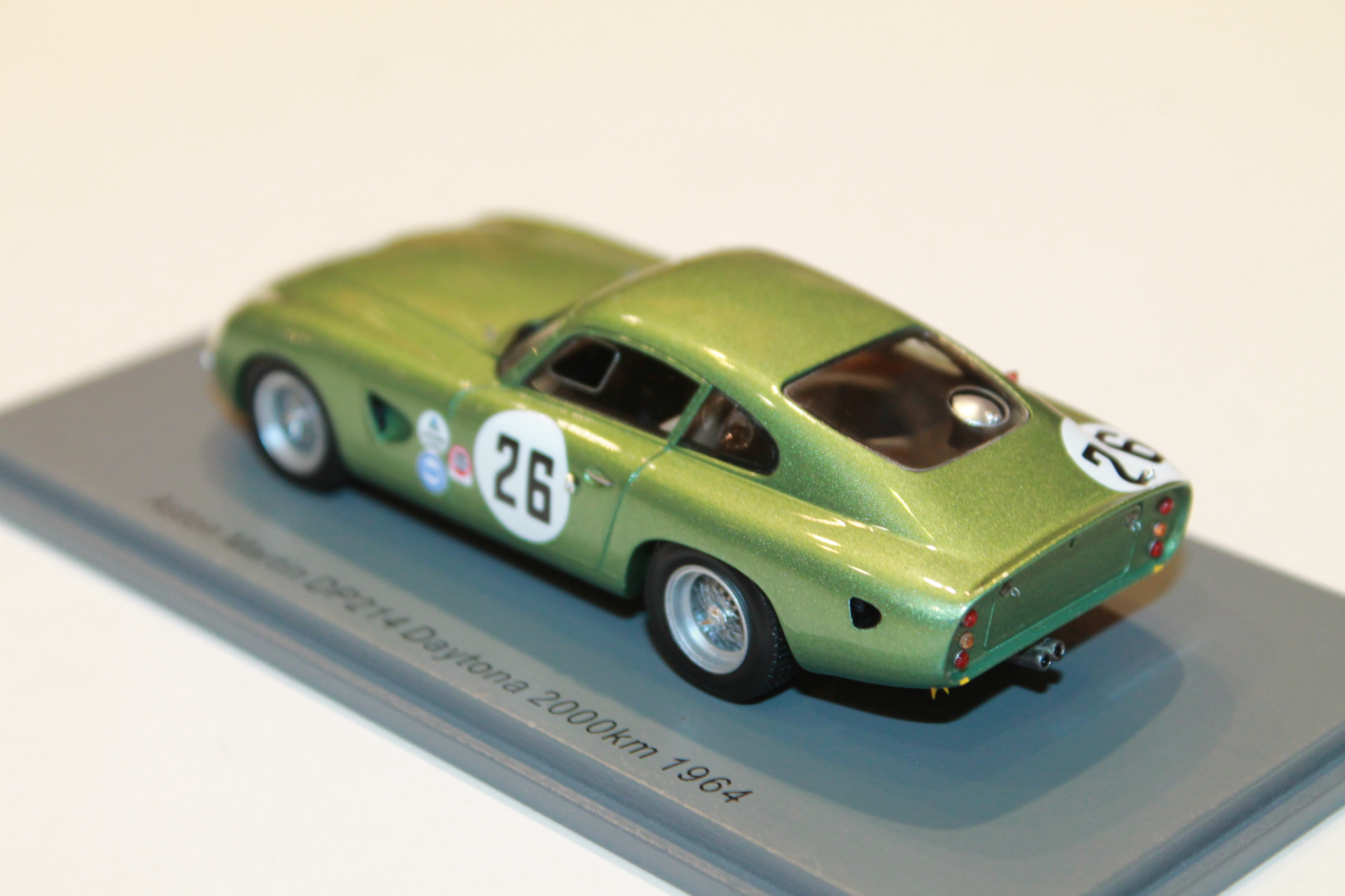 ASTON MARTIN DP214 N°27 DAYTONA 2000KM 1964 SPARK 1/43°