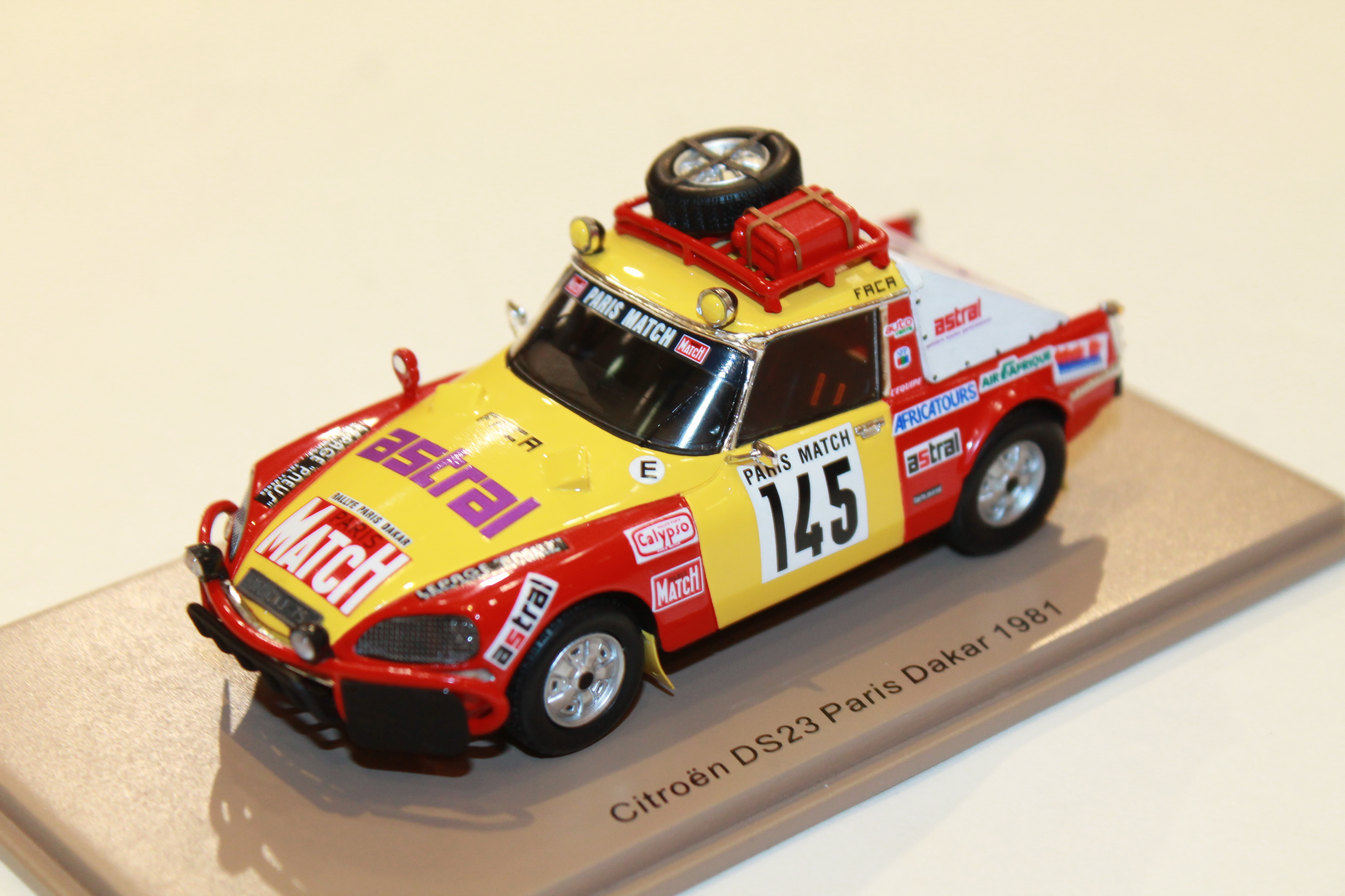 CITROEN DS23 N°145 PARIS DAKAR 1981 SPARK 1/43°