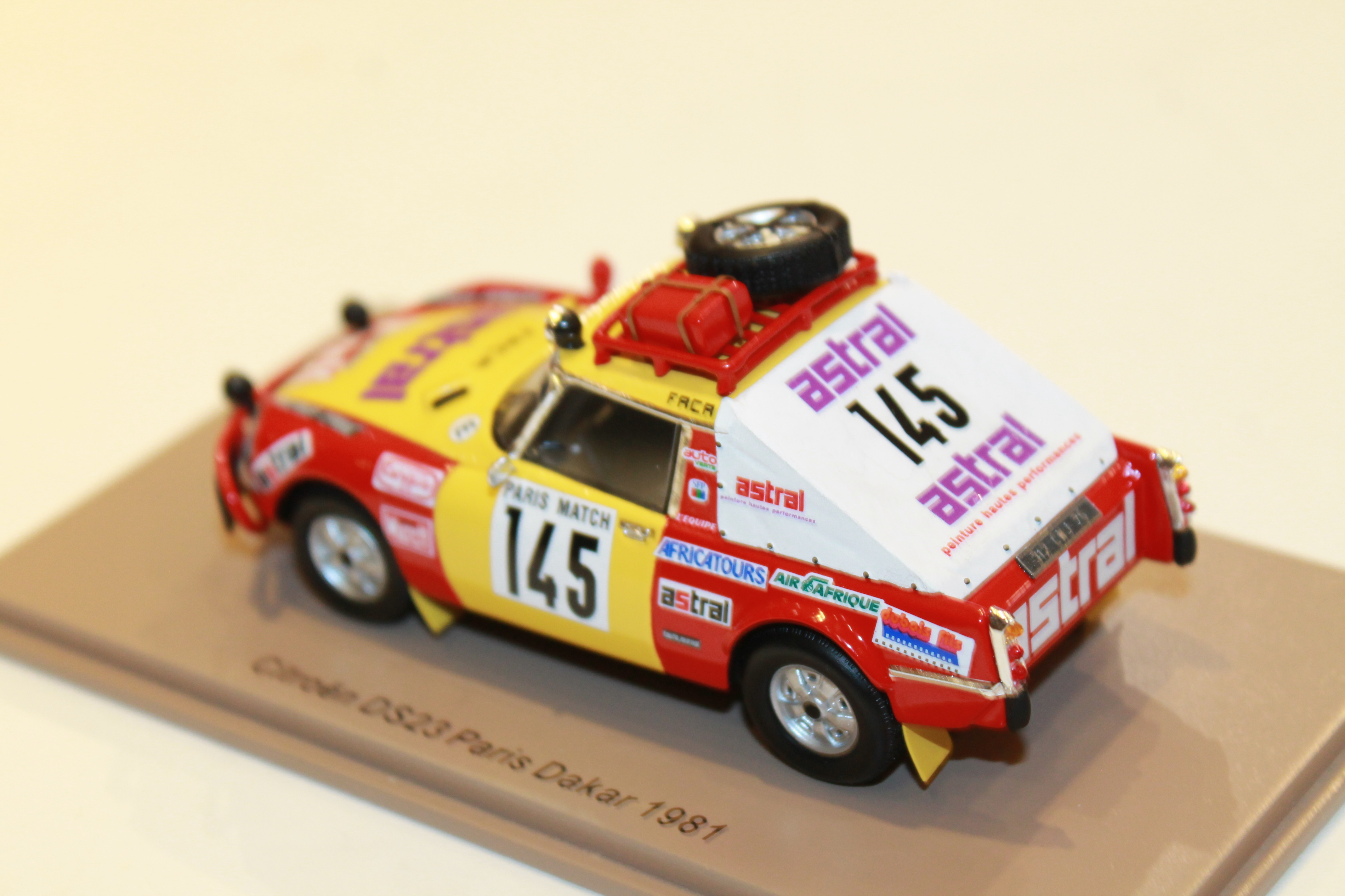 CITROEN DS23 N°145 PARIS DAKAR 1981 SPARK 1/43°