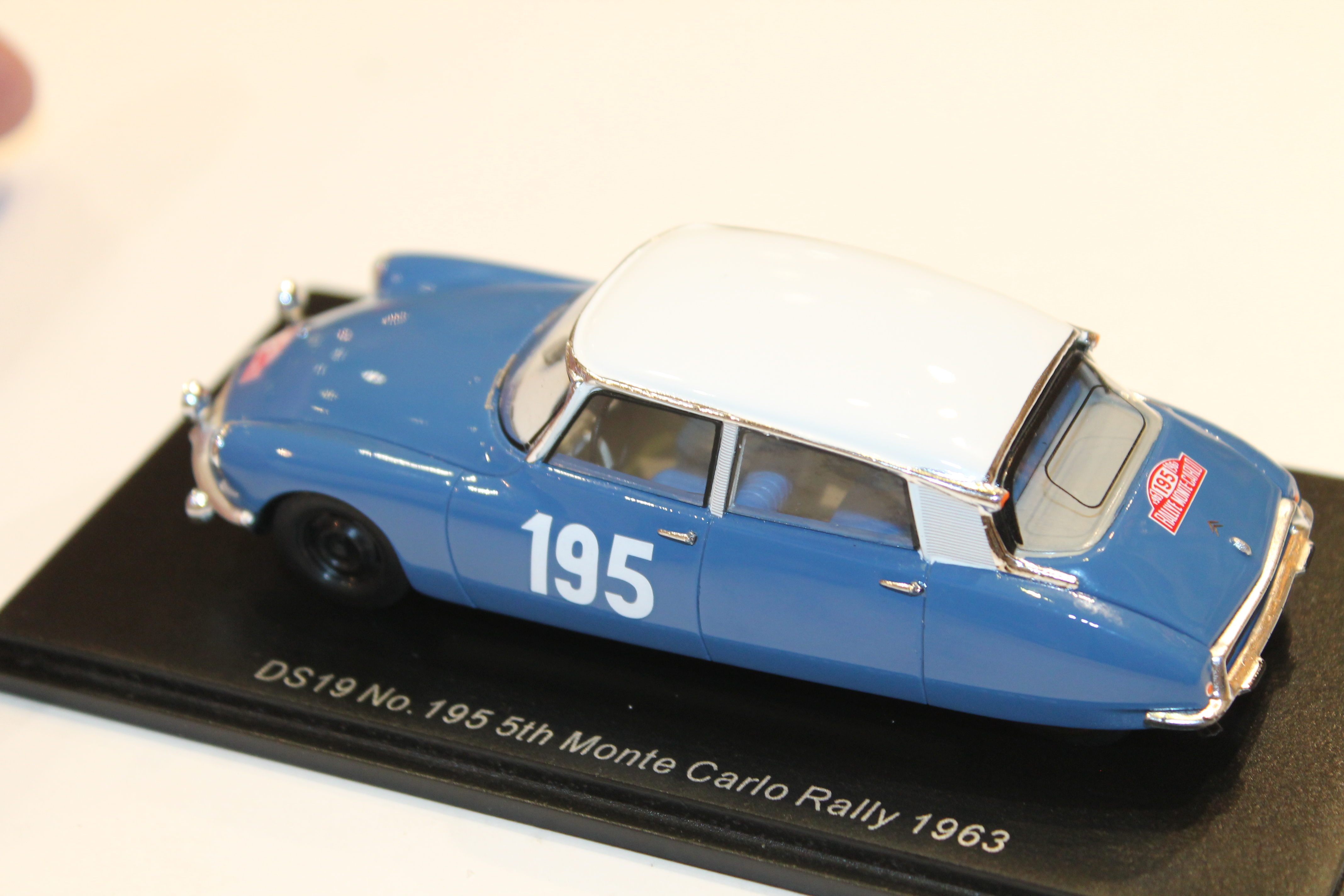 DS19 #195 5TH RALLYE DE MONTE CARLO 1963 SPARK 1/43°