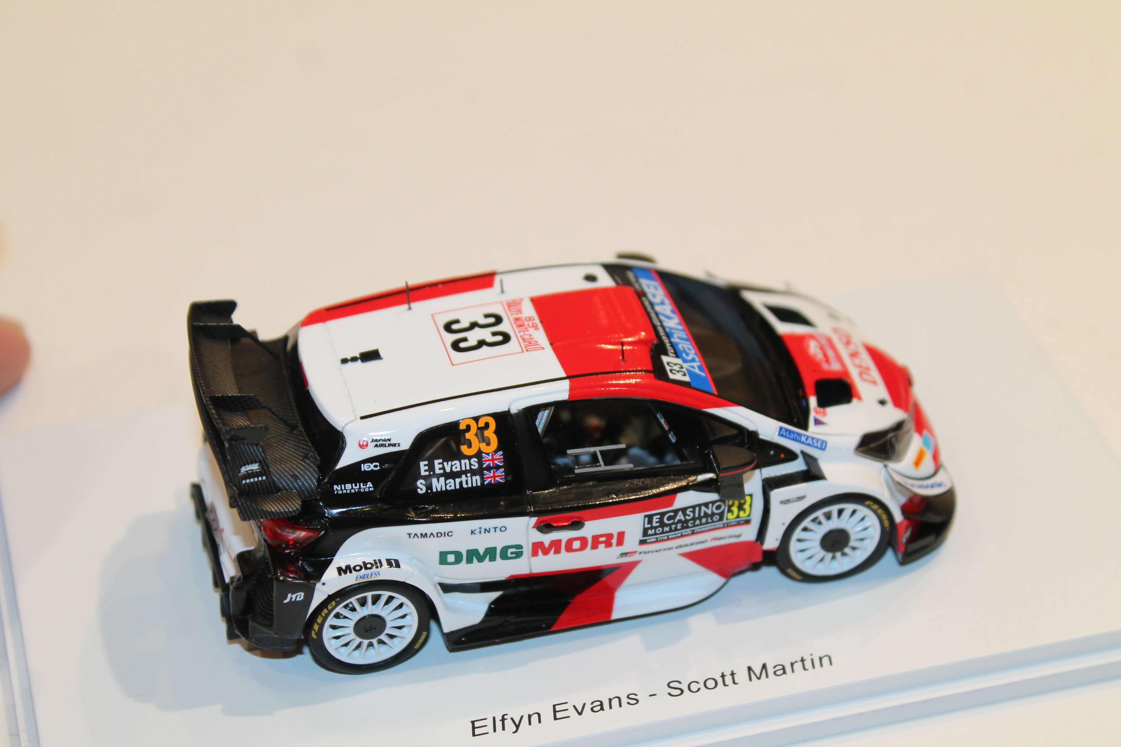 TOYOTA YARIS WRC #33 2ème RALLY DE MONTE CARLE 2021 SPARK 1/43°