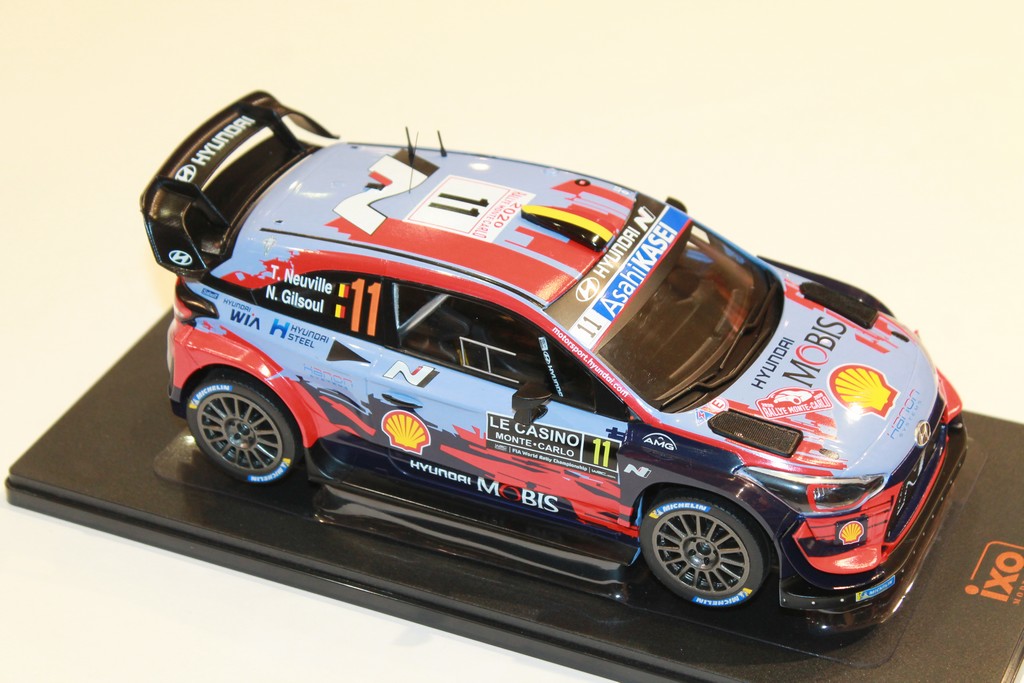 HYUNDAI i20 COUPE WRC #11 NEUVILLE WINNER RALLYE MC 2020 IXO 1/18°