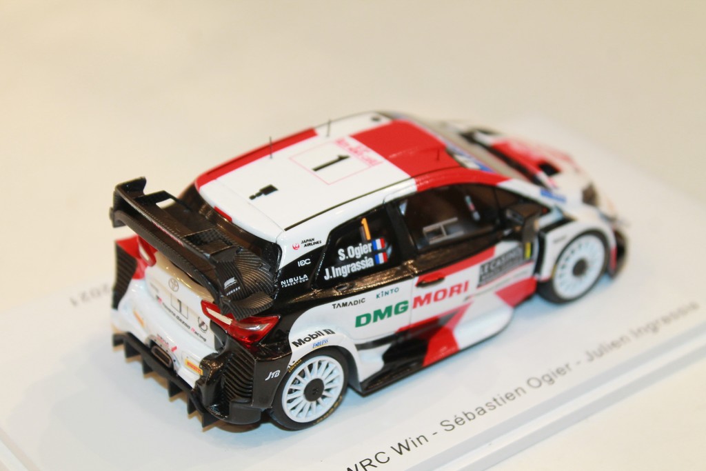 TOYOTA YARIS WRC OGIER N° VAINQUEUR MONTE CARLO 2021 SPARK 1/43°