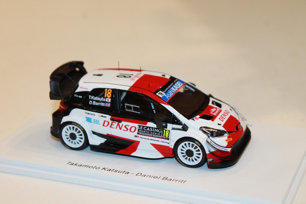 TOYOTA YARIS WRC #18 RALLY DE MONTE CARLO 2021 SPARK 1/43°