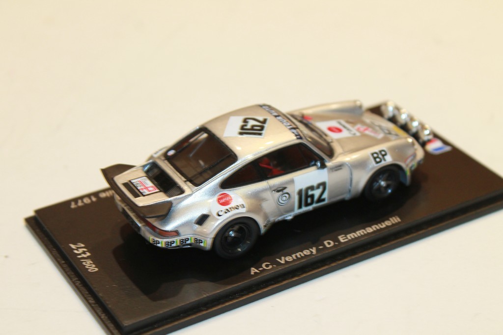 PORSCHE 911 CARRERA RSR N°162 TOUR AUTO 77 SPARK 1/43°