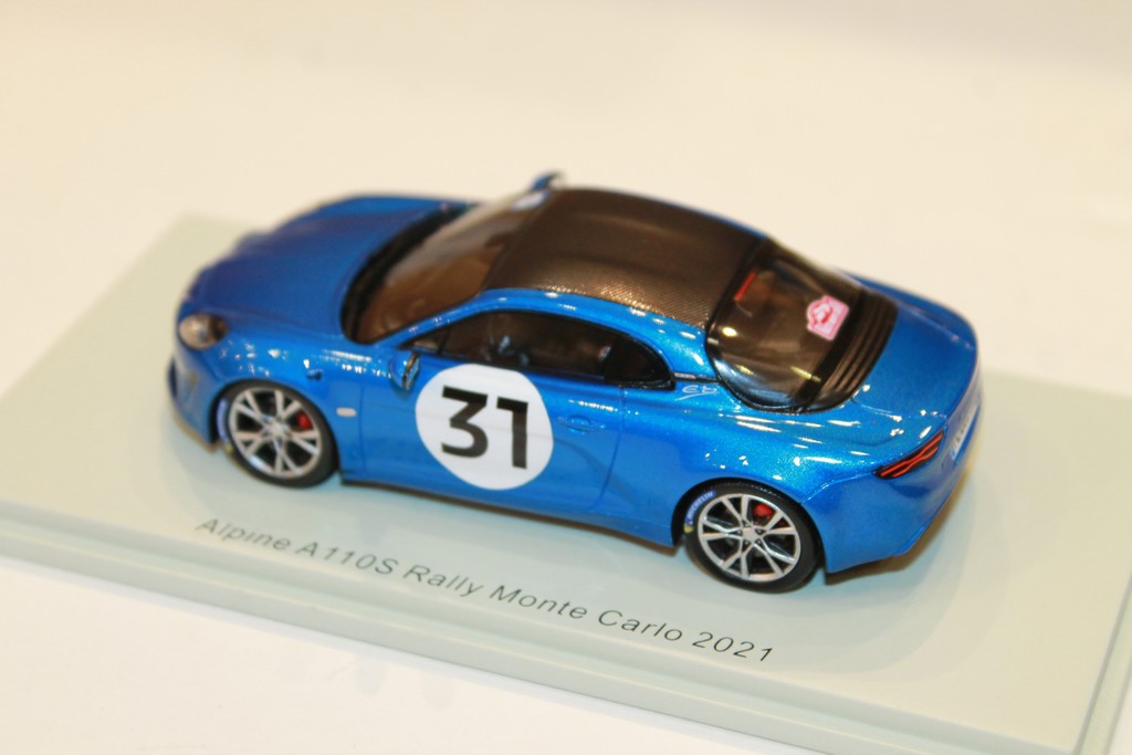 ALPINE A 110S N°31 MONTE CARLO 2021 SPARK 1/43