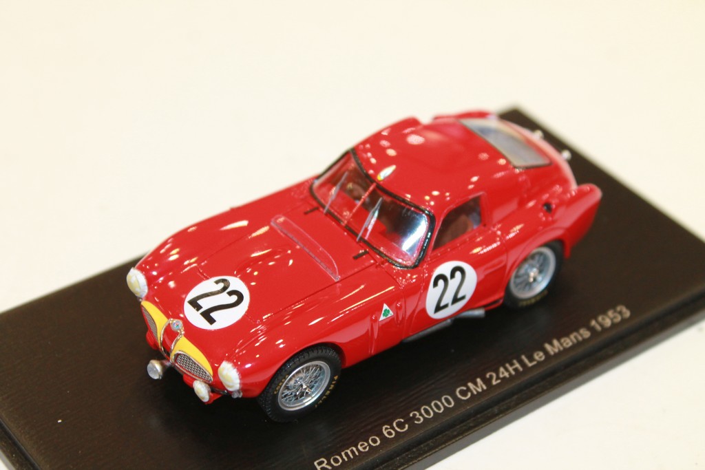 ALFA ROMEO 6C 3000CM 24H LM 1953 SPARK 1/43°