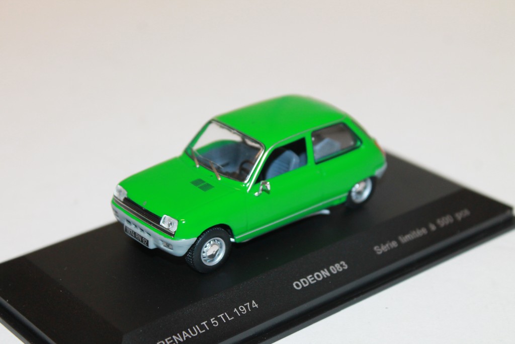 Miniature Renault 5 TL Green ODEON 083 1974 1/43