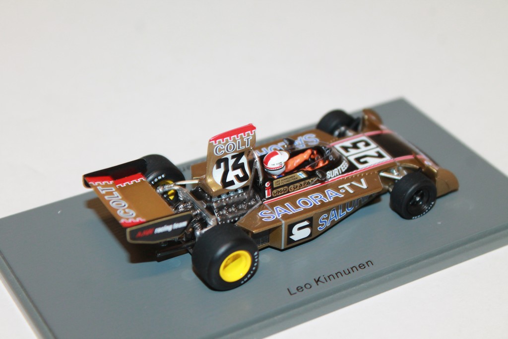 SURTEES TS16 GP DE SUEDE 1974 KINNUNEN SPARK 1/43°