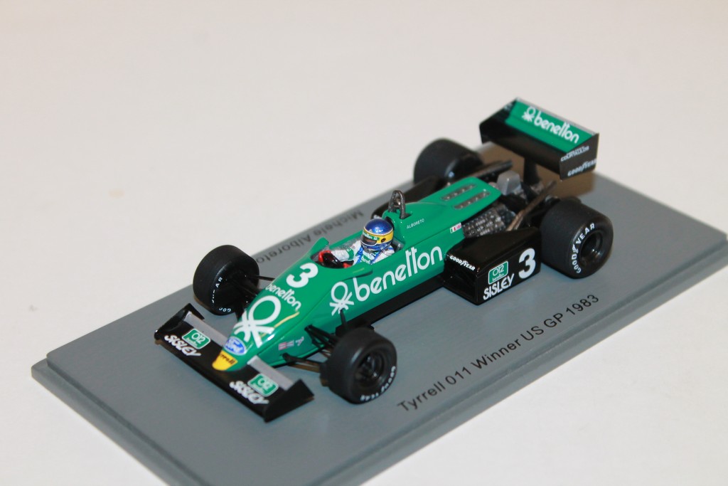 TYRRELL 011 ALBORETO 1er GP USA 1983 SPARK 1/43°