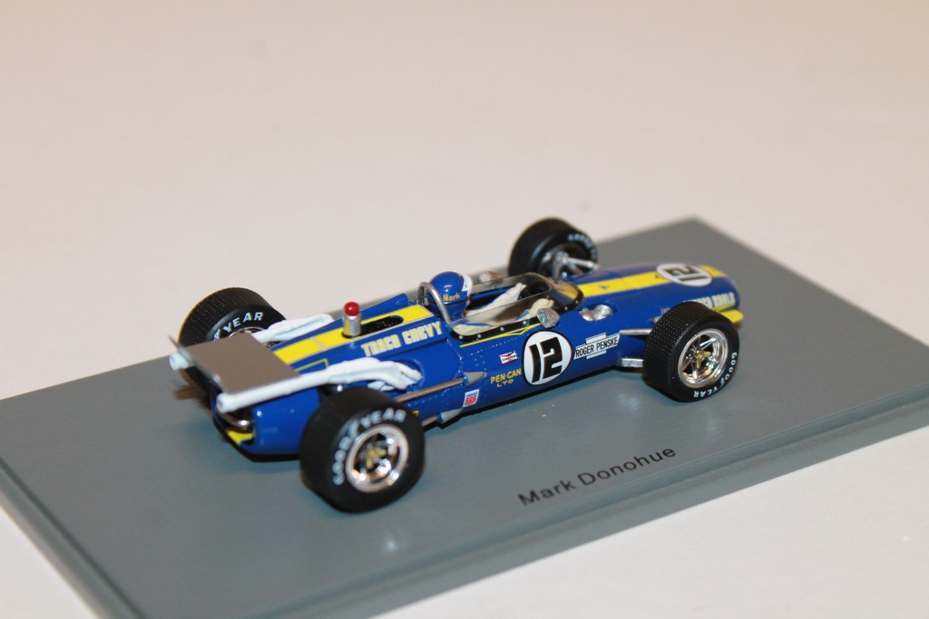 EAGLE MK4 MARK DONOHUE RIVERSIDE 1968 SPARK 1/43°