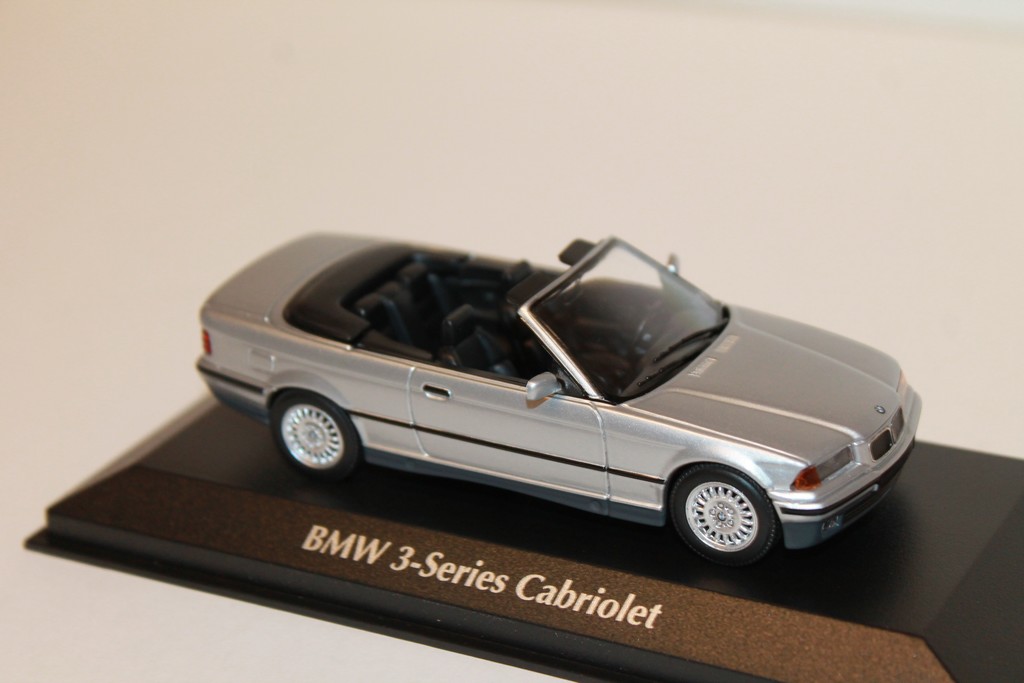 BMW 3-SERIES CABRIOLET GRIS 1993 IXO 1/43°