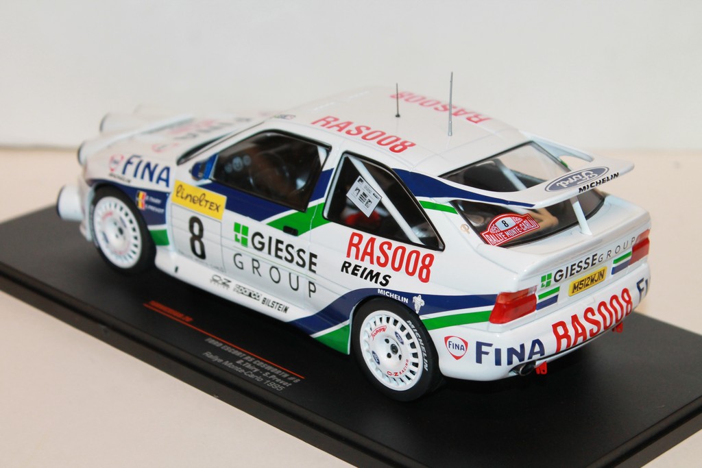 FORD ESCORT RS COSWORTH #8 RALLYE MONTE-CARLO 1995 IXO 1/18°