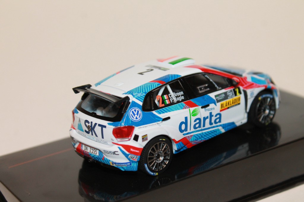 VW POLO BTI R5 #2 WINNER YPRES RALLY 2019 IXO 1/43°