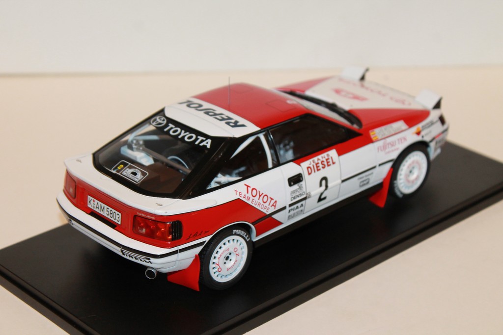 TOYOTA CELICA GT FOUR ST165 #2 RALLY MONTE SAN REMO 1990 IXO 1/18°