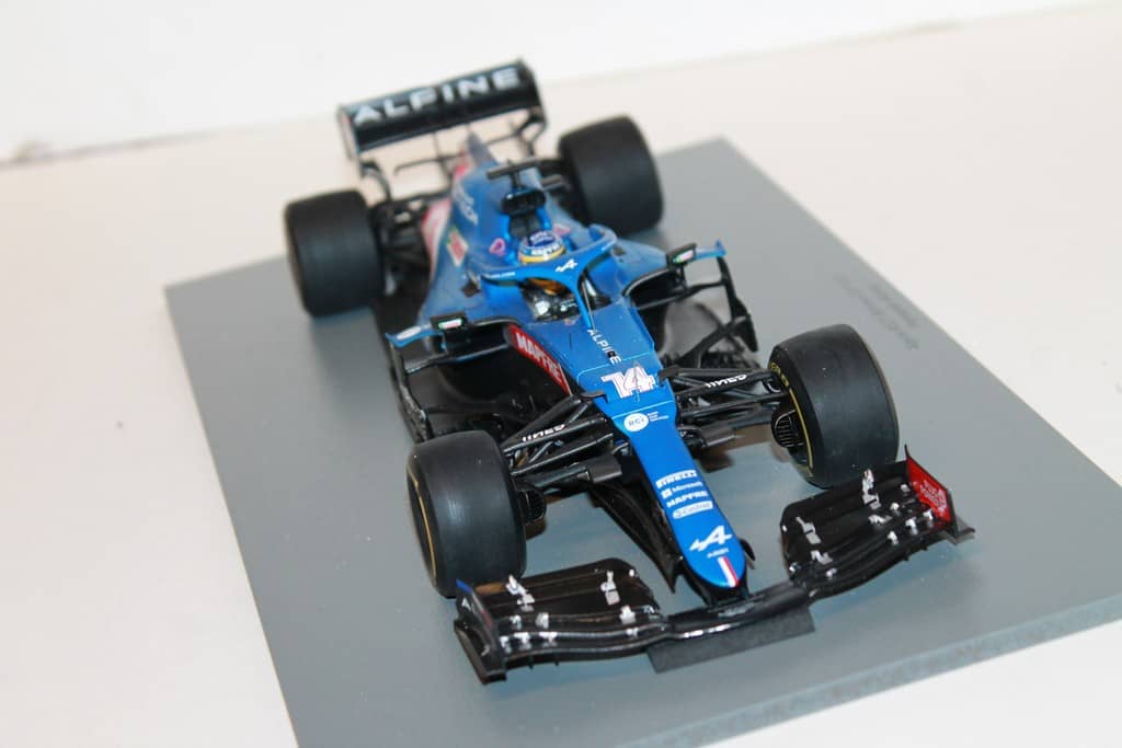 Miniature Alpine A521 (Alonso) GP Bahreïn 2021 – Spark 1/43 (Neuf)