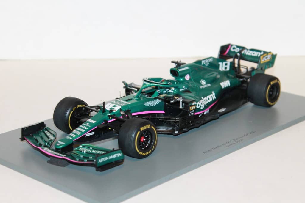 ASTON MARTIN AMR21 N°18 STROLL GP BAHRAIN 2021 SPARK 1/18°