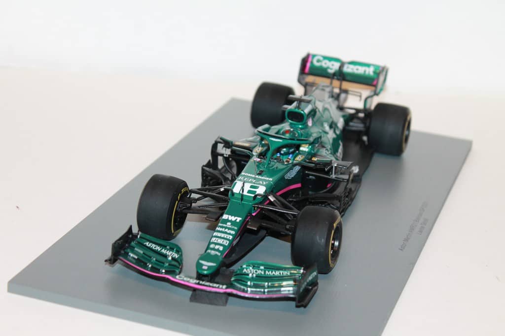 ASTON MARTIN AMR21 N°18 STROLL GP BAHRAIN 2021 SPARK 1/18°
